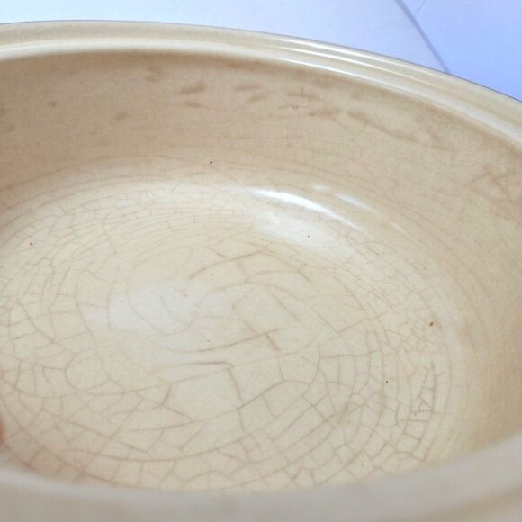 Vintage 1970s Pfaltzgraff Village 3 Qt Casserole with Lid Stoneware Made in USA - Picture 9 of 10